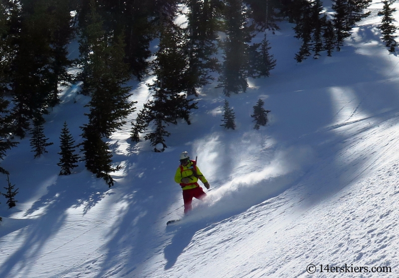 backcountry skiing in the Powder Factory