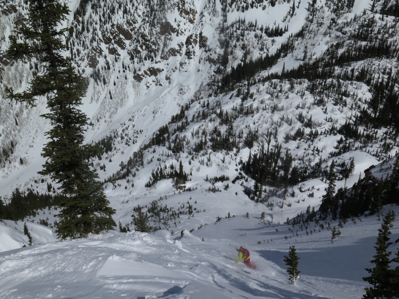 backcountry skiing in the Powder Factory