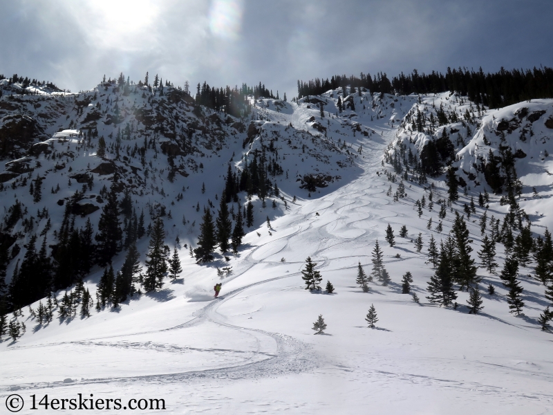 backcountry skiing in the Powder Factory