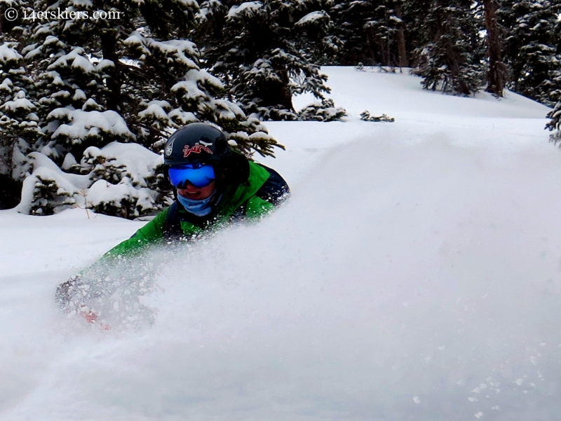 Alex Riedman skiing in the Crested Butte backcountry