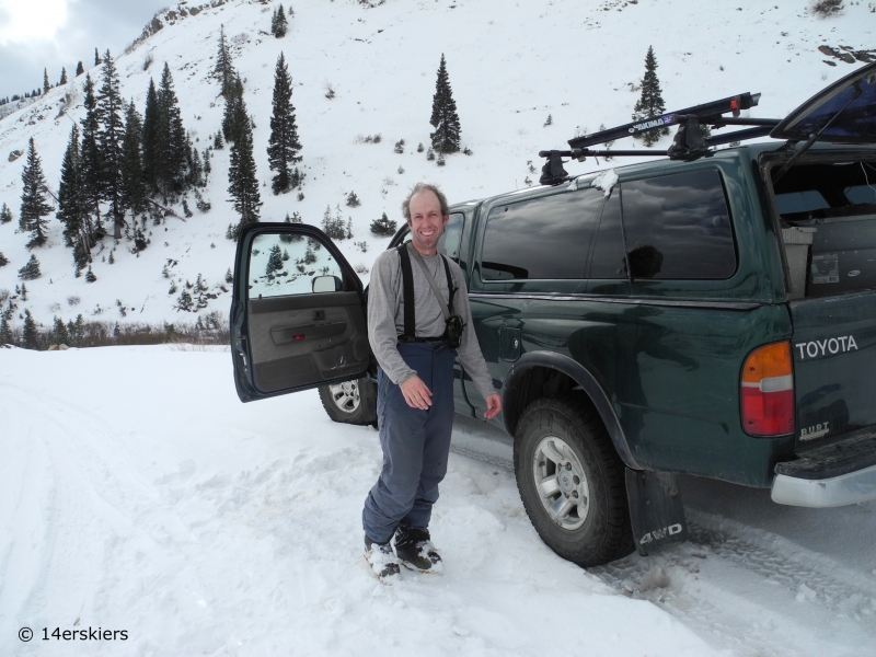 Backcountry skiing in November in Crested Butte.