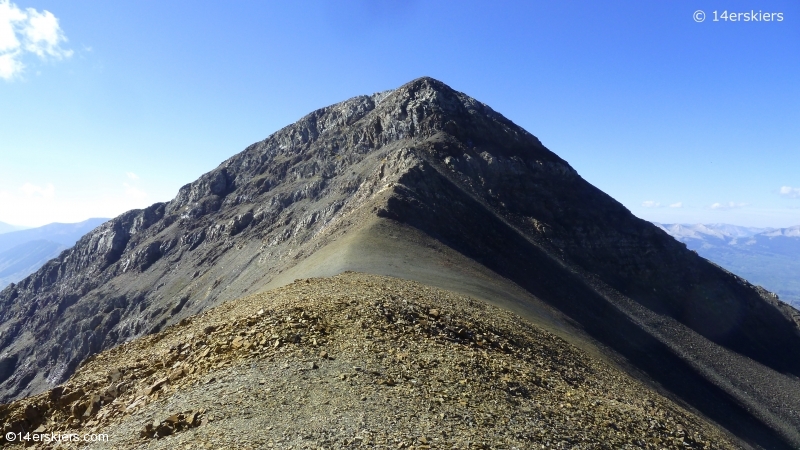 Hiking Purple and Augusta Peaks near Crested Butte, CO.