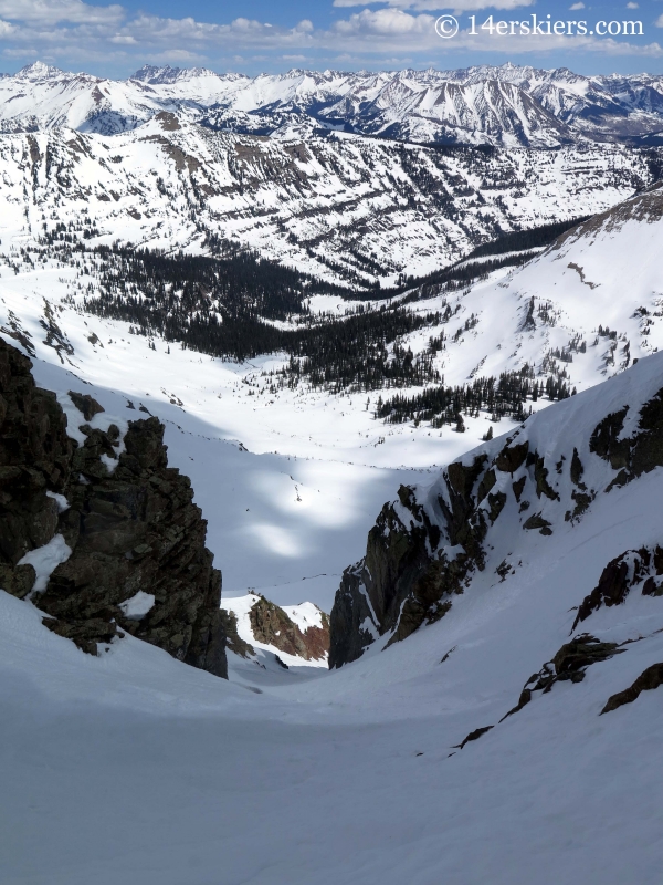 Backcountry skiing in Crested Butte. 