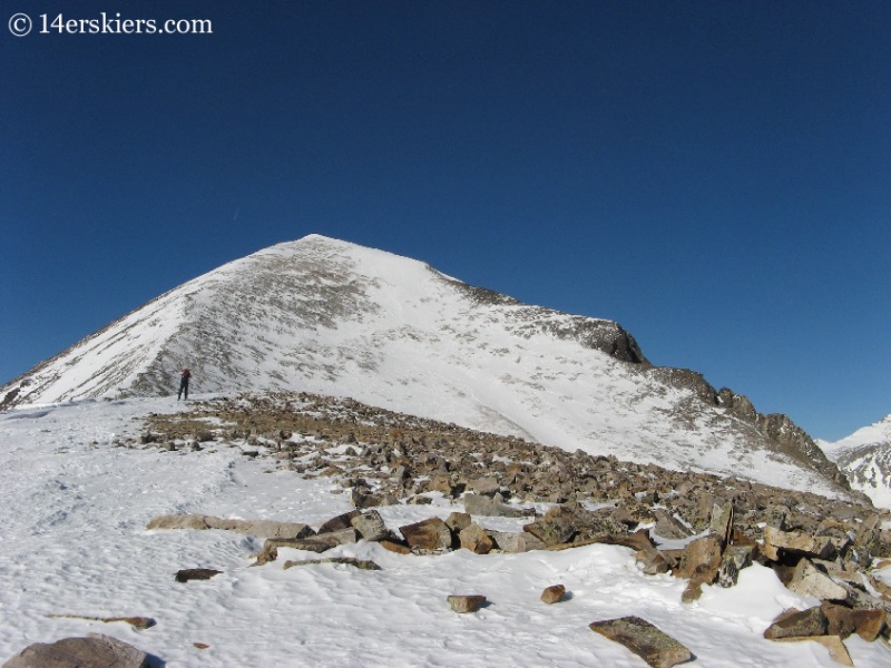 Quandary Peak winter summit. 