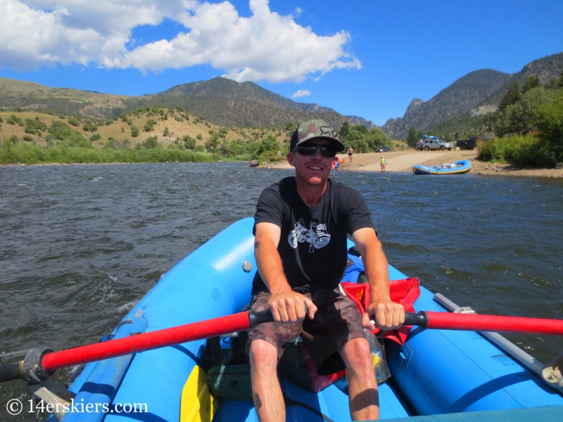 Rafting Little Gore Canyon of the Upper Colorado River.