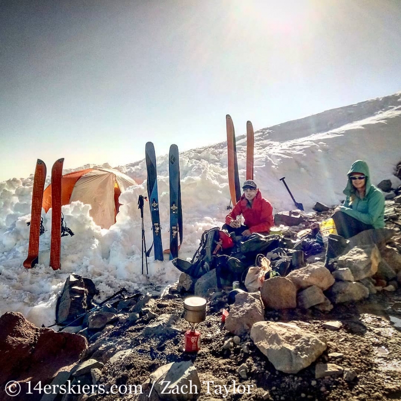 Basecamp on Mount Rainier.