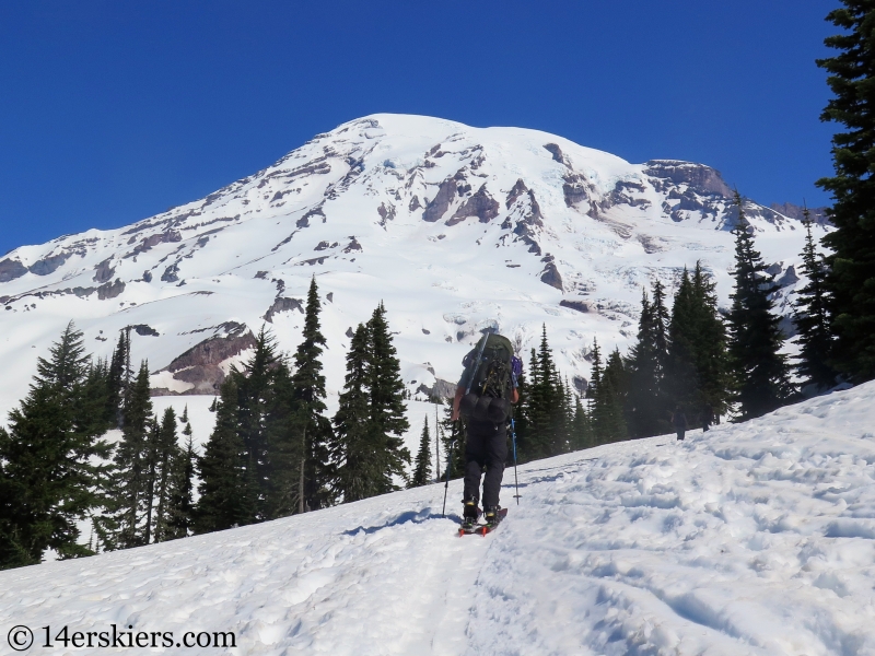 Mount Rainier - Skiing the Fuhrer Finger (14 May 2018) - 14erskiers.com