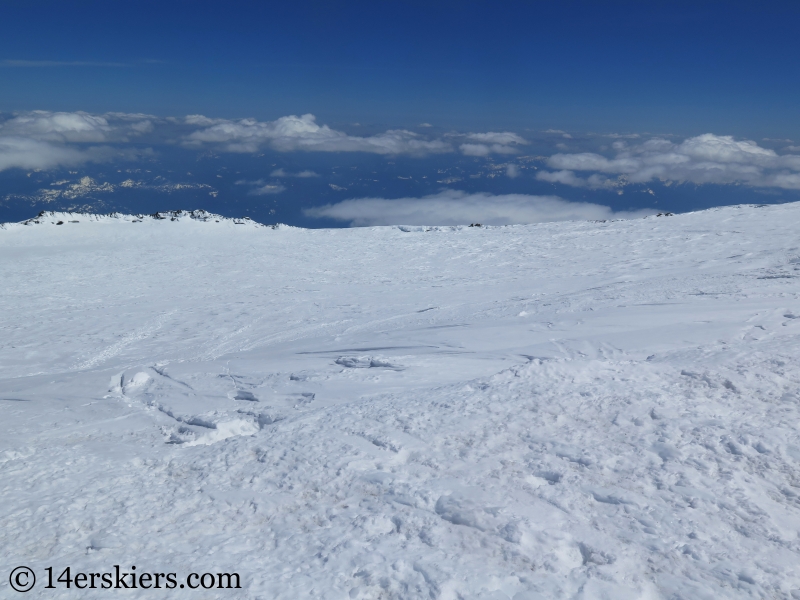 Summit Crater on Mount Rainier.