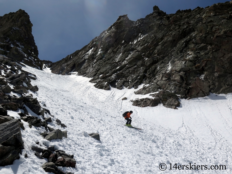 Backcountry ski Rain Peak