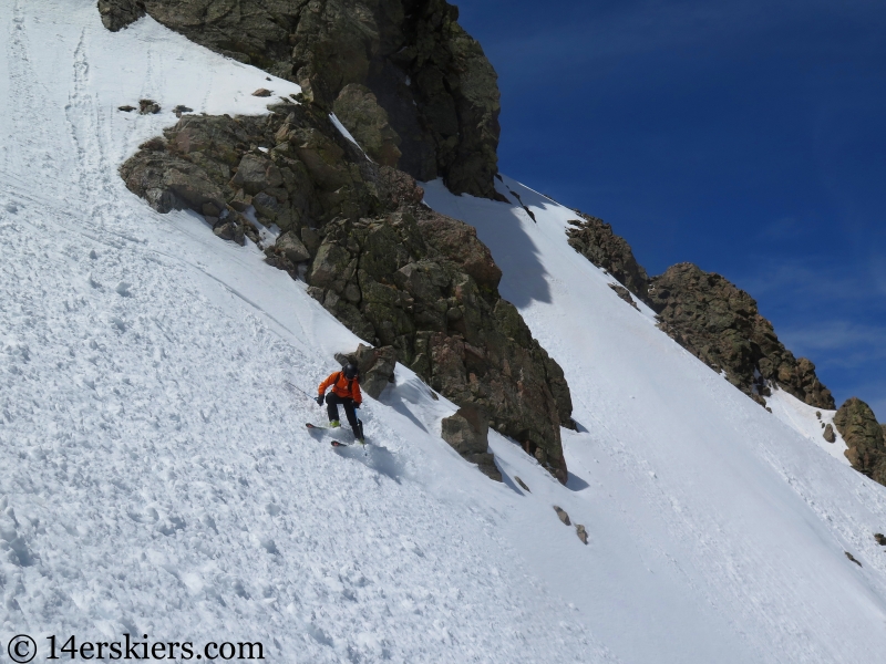 Backcountry ski Rain Peak