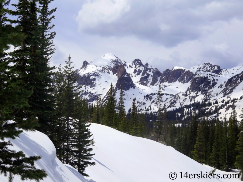 Backcountry ski Rain Peak