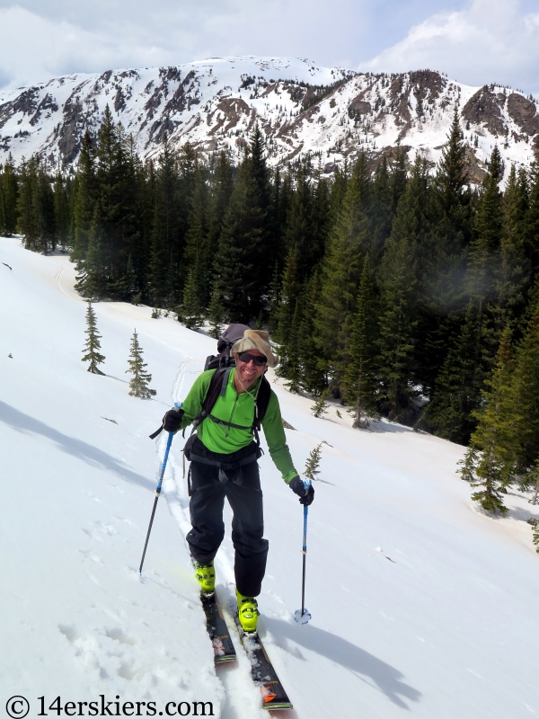 Backcountry ski Rain Peak