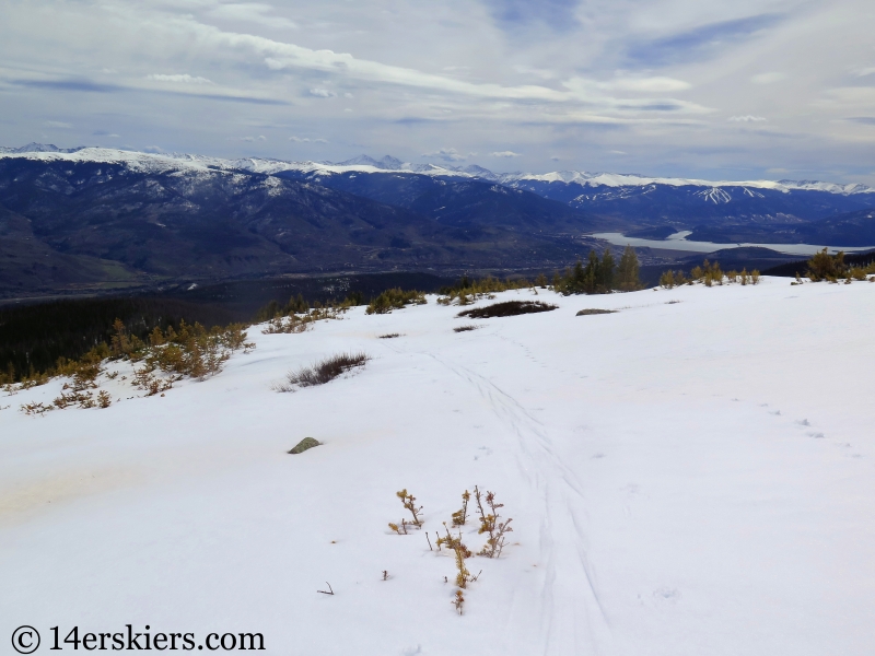 Backcountry ski Rain Peak