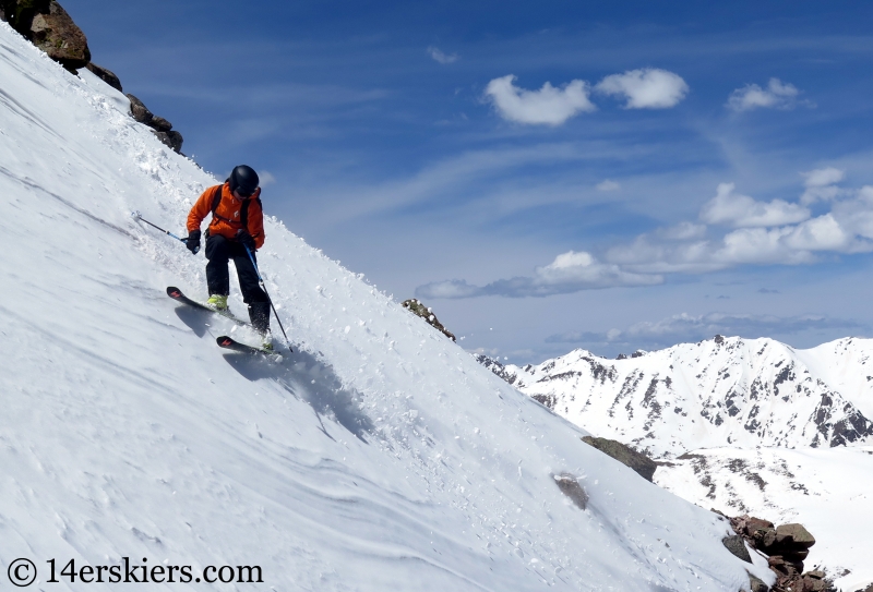 Backcountry ski Rain Peak