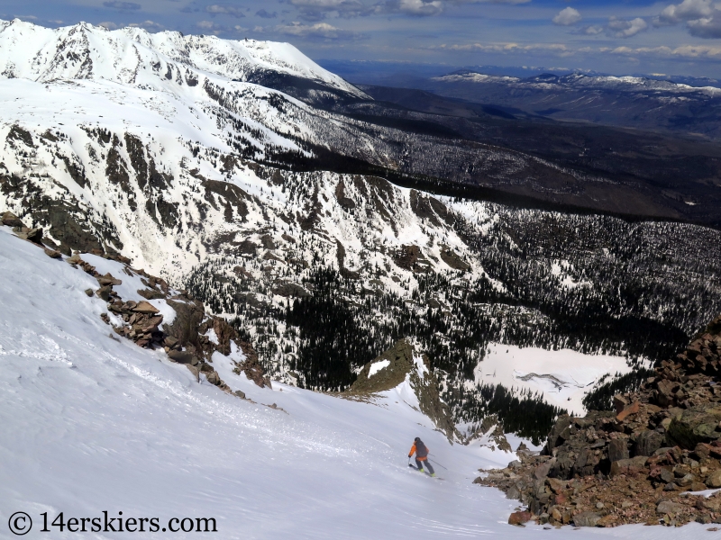 Backcountry ski Rain Peak