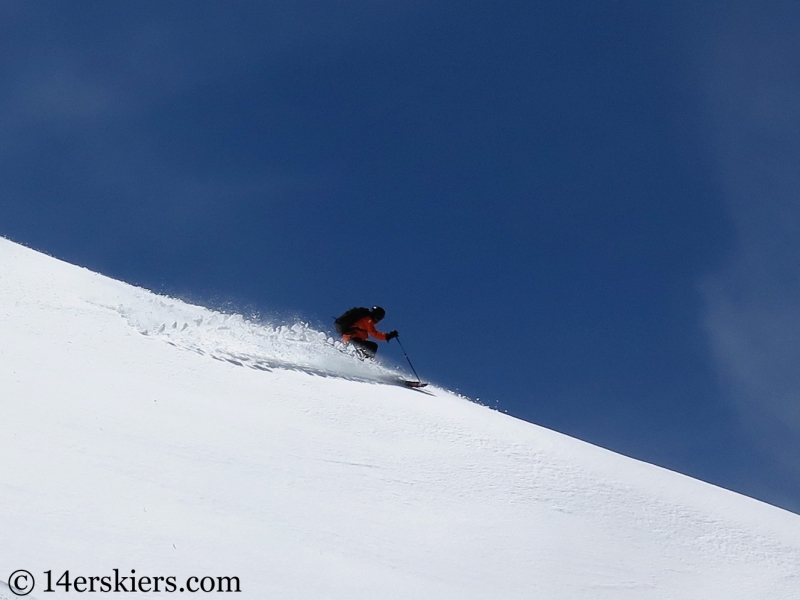 Backcountry ski Rain Peak