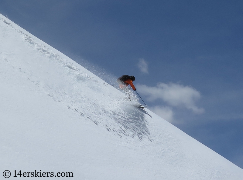 Backcountry ski Rain Peak