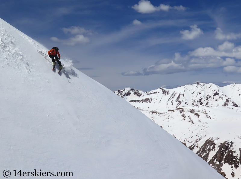 Backcountry ski Rain Peak