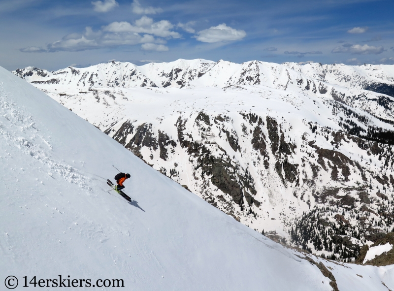 Backcountry ski Rain Peak