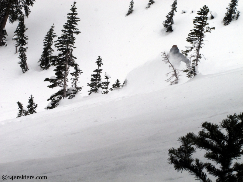 CB skiing