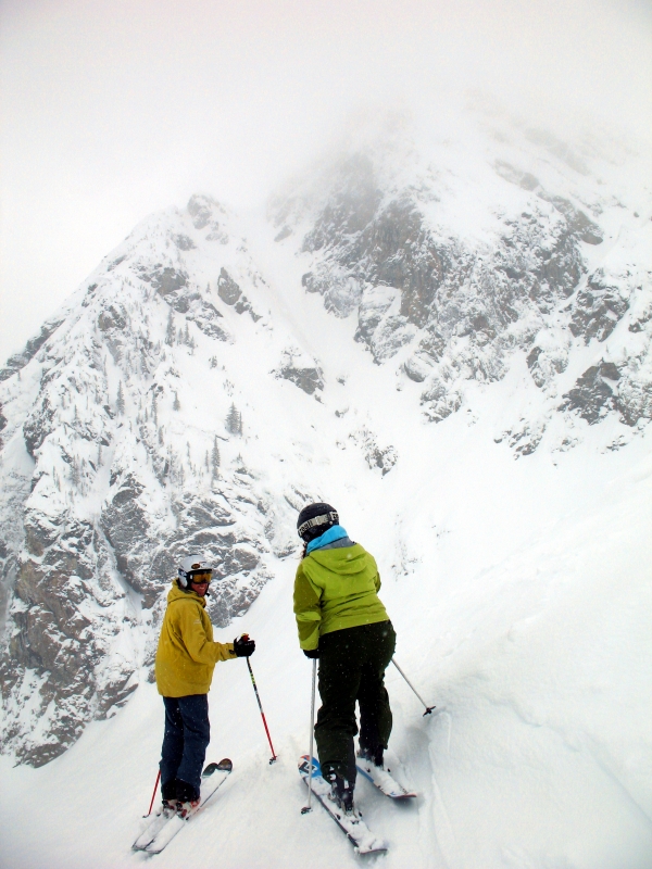 Skiing at Revelstoke, British Columbia