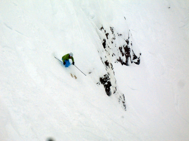 Skiing at Revelstoke, British Columbia