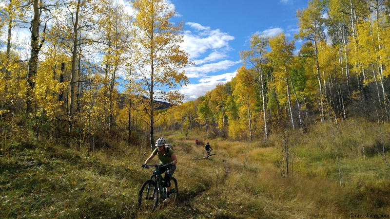 mountain biking near Basalt