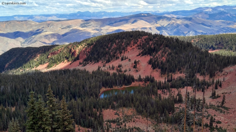 Gore range from red table mountain