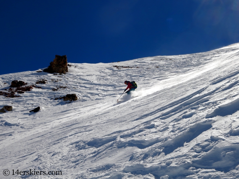 Brittany Konsella backcountry skiing Red Mountain 3.