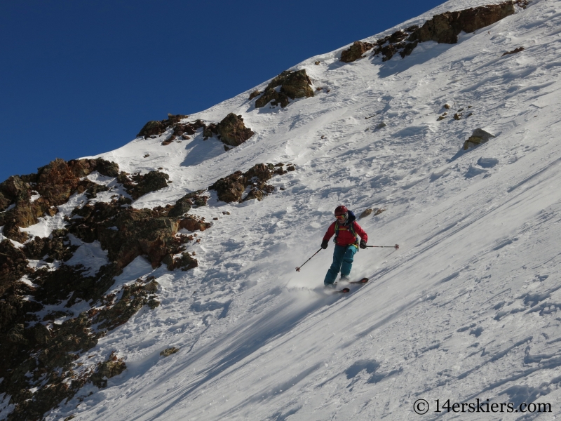 Brittany Konsella backcountry skiing Red Mountain 3.