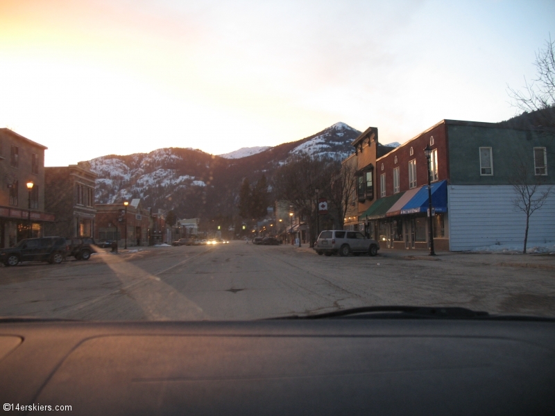 Skiing at Red Mountain near Rossland, BC