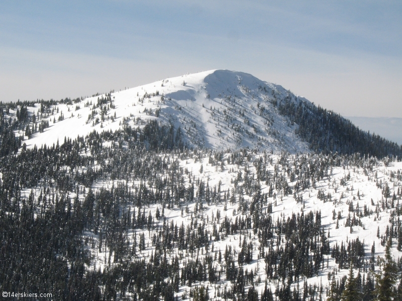 Skiing at Red Mountain near Rossland, BC