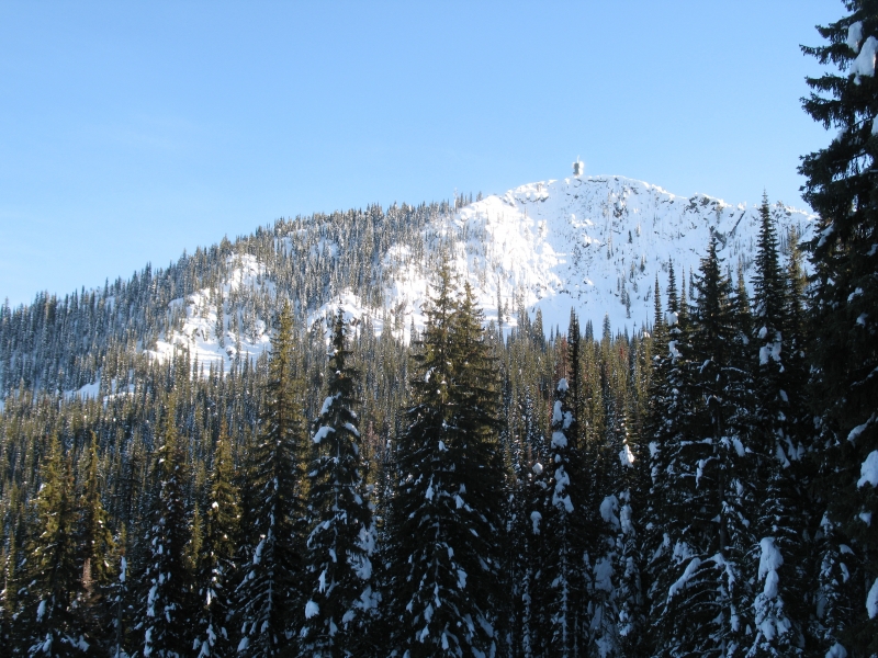 Skiing at Red Mountain near Rossland, BC