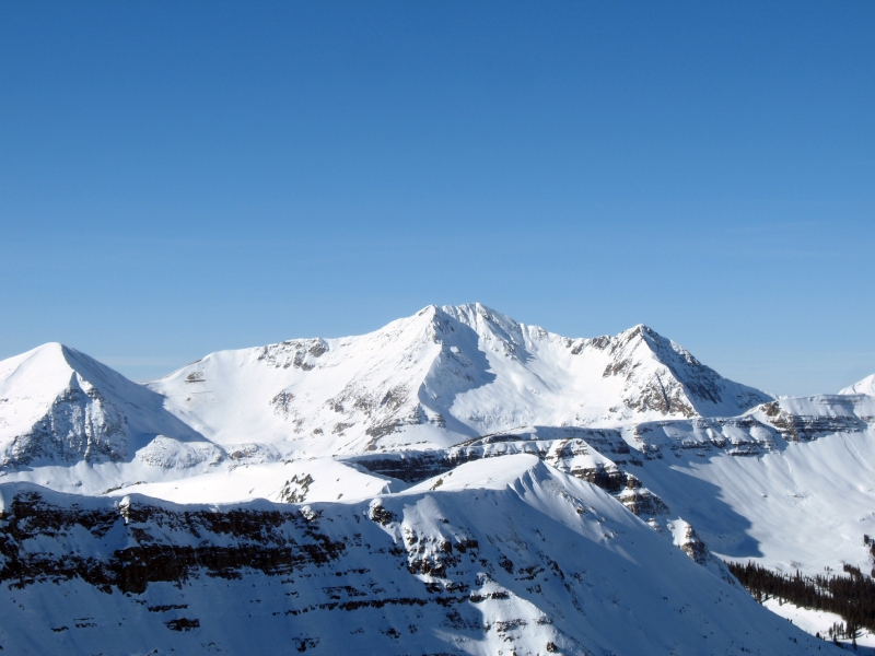 Backcountry skiing in Redwell Basin near Crested Butte.