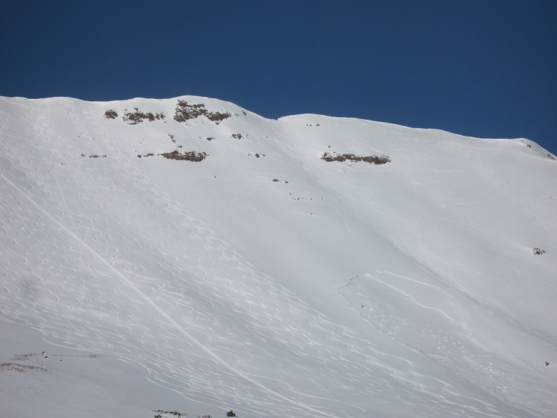 Backcountry skiing in Redwell Basin near Crested Butte.