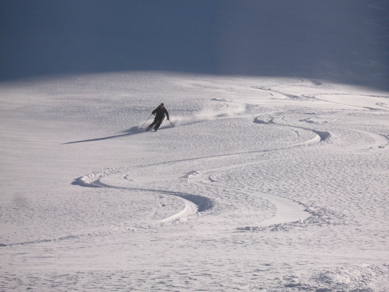 Backcountry skiing in Redwell Basin near Crested Butte.