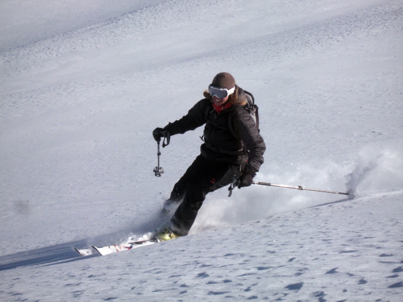 Backcountry skiing in Redwell Basin near Crested Butte.