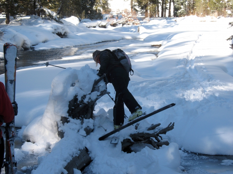 Backcountry skiing in Redwell Basin near Crested Butte.