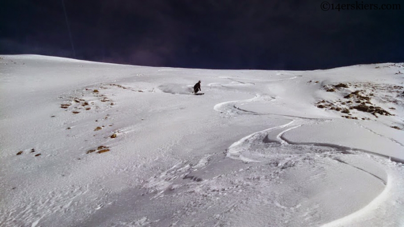 Mike Nolan skiing