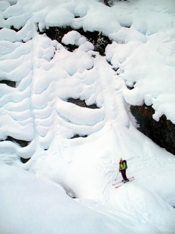 Backcountry skiing Roger's Pass, British Columbia, Canada