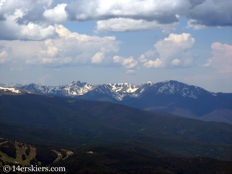 The Gore Range from Rollins Pass