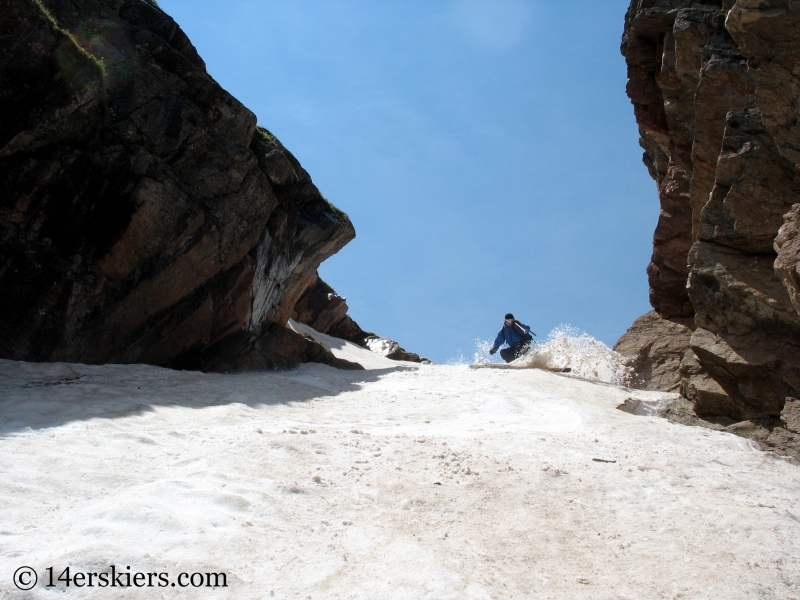 Dave Bourassa backcountry skiing on Rollins Pass in summer