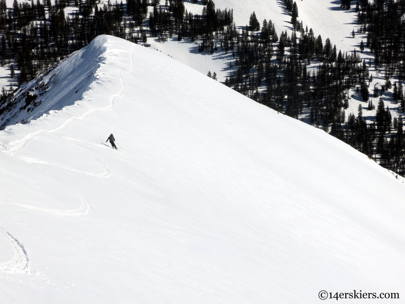 ruby peak skiing crested butte