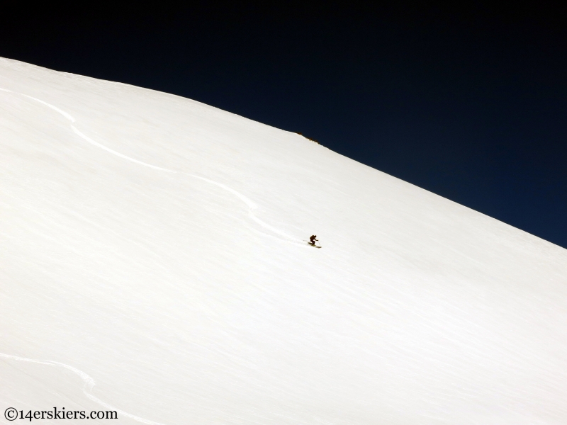 ruby peak south face ski