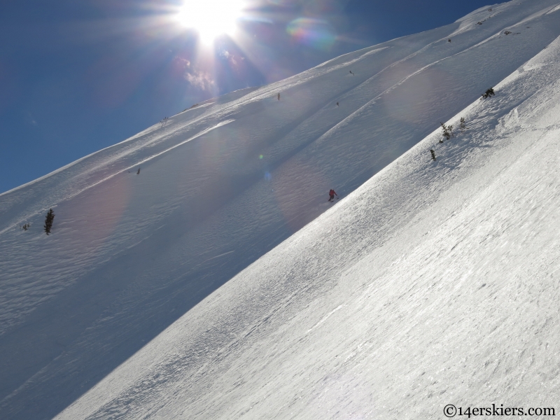 skier gothic mountain