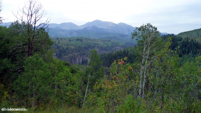 Hiking Ruby Anthracite Trail near Crested Butte, CO.