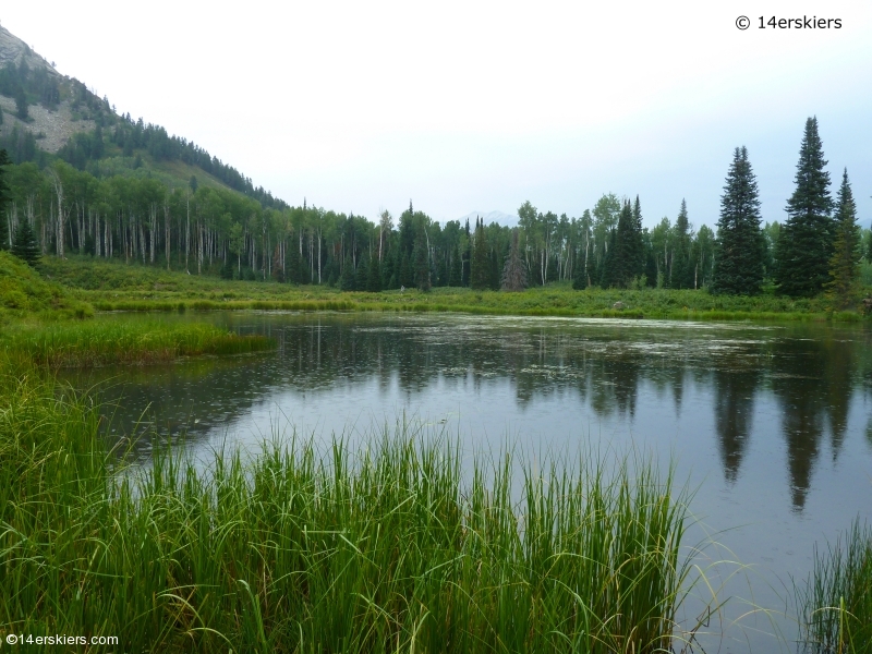 Hiking Ruby Anthracite Trail near Crested Butte, CO.