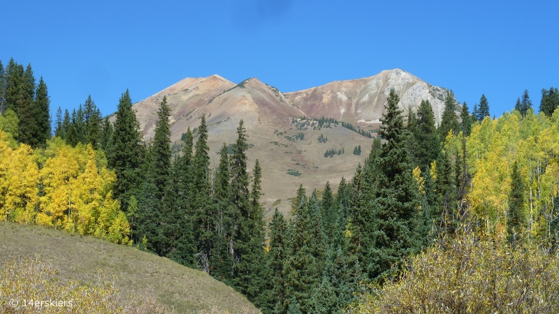 Hiking Rustler Gulch near Crested Butte, CO.