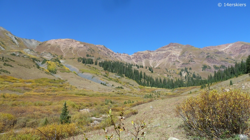 Hiking Rustler Gulch near Crested Butte, CO.