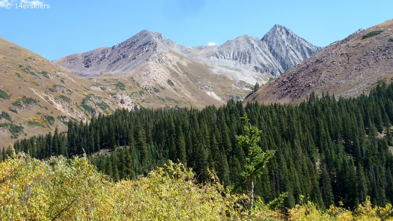 Hiking Rustler Gulch near Crested Butte, CO.